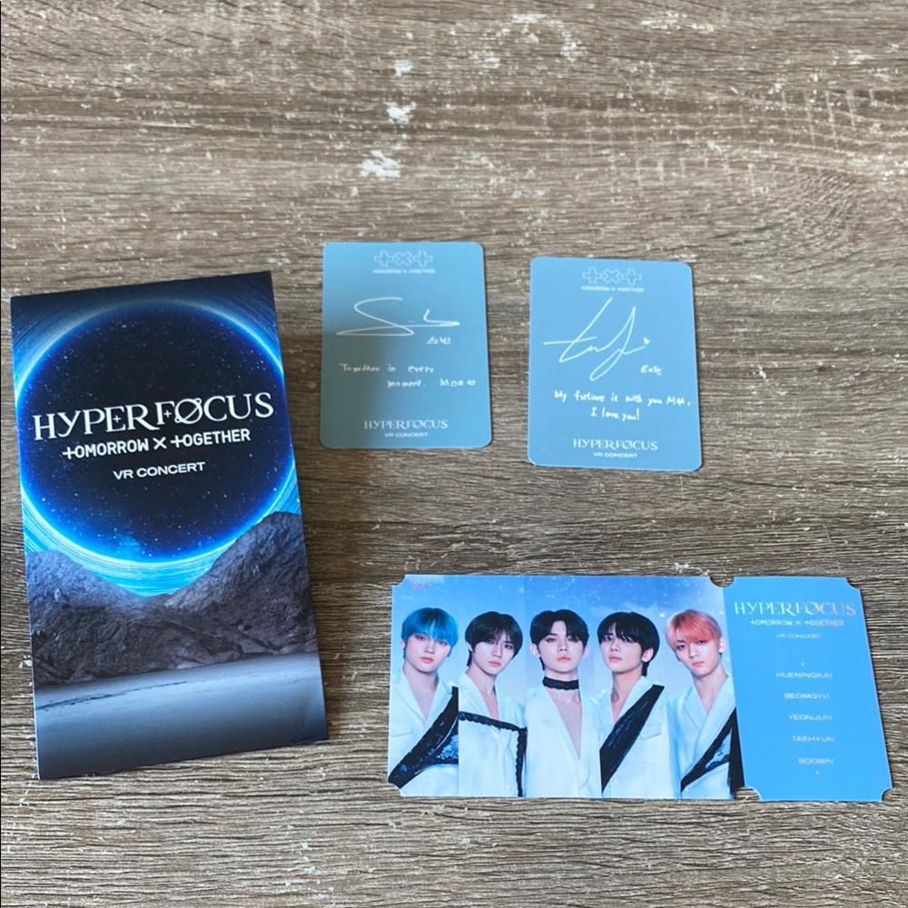 TXT Hyperfocus VR Concert Set K-POP - Picture 5 of 5